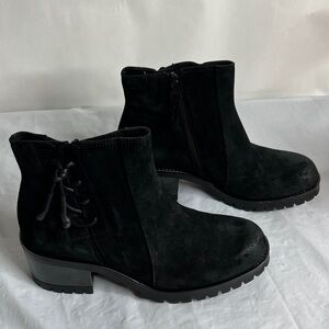 Miz Mooz Womens Maiden black ankle Boots (NWT) Sz 9